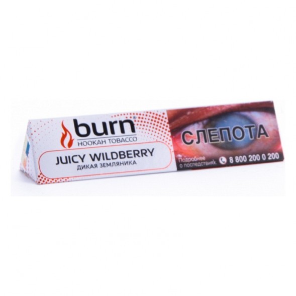 Табак Burn - Juicy Wildberry (Дикая Земляника, 25 грамм) купить в Краснодаре