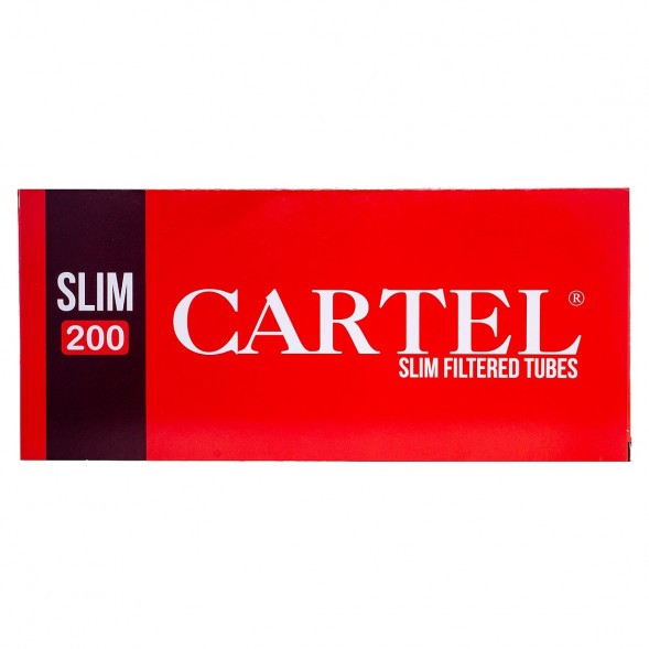 Гильзы сигаретные Cartel - Slim Red 84x17мм (200 штук) купить в Краснодаре