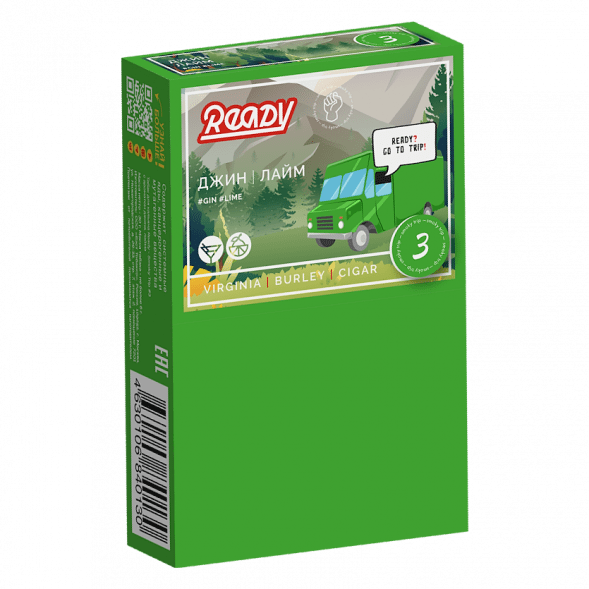 Табак Ready - Gin Trip /Smoky Trip №3 (Джин, Лайм, 25 грамм) купить в Краснодаре