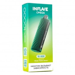 INFLAVE OMEGA - Киви Лайм Алоэ (Kiwi Lime Aloe, 10000 затяжек)