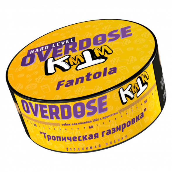 Табак Overdose - Fantola (Тропическая Газировка, 100 грамм) купить в Краснодаре