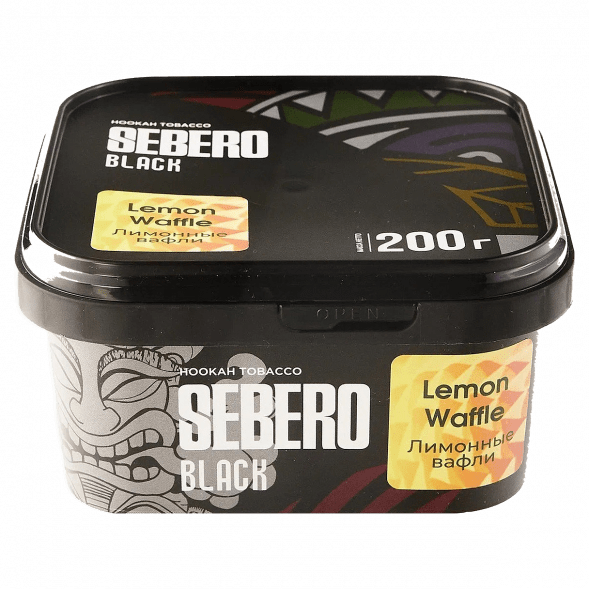 Табак Sebero Black - Lemon Waffle (Лимонные Вафли, 200 грамм) купить в Краснодаре