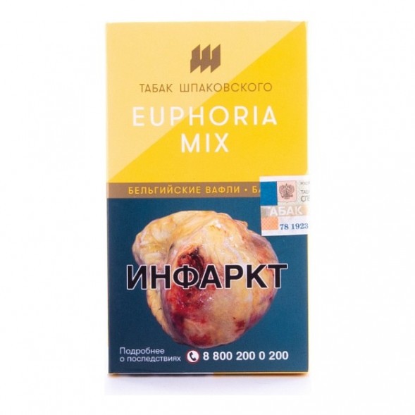 Табак Шпаковский - Euphoria Mix  (Бельгийский Вафли Банан, 40 грамм) купить в Краснодаре