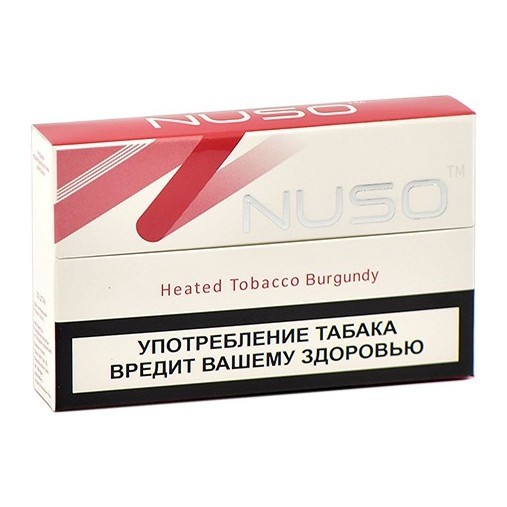 Стики NMATE NUSO - BURGUNDY (Ром, блок - 10 пачек) купить в Краснодаре