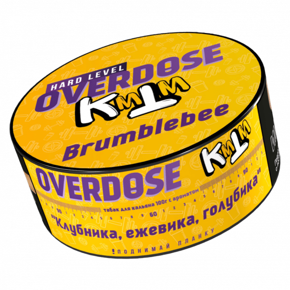 Табак Overdose - Brumblebee (Клубника, Ежевика, Голубика, 100 грамм) купить в Краснодаре