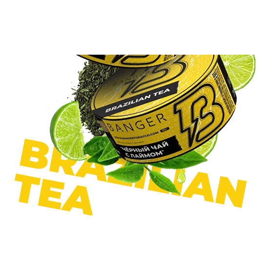 Табак Banger - Brazilian Tea (Чёрный Чай с Лаймом, 100 грамм) купить в Краснодаре