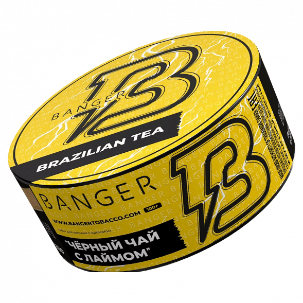 Табак Banger - Brazilian Tea (Чёрный Чай с Лаймом, 100 грамм) купить в Краснодаре