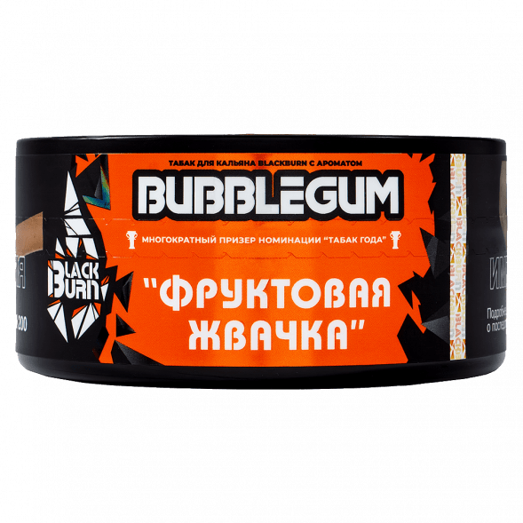 Табак BlackBurn - Bubble Gum (Фруктовая Жвачка, 100 грамм) купить в Краснодаре