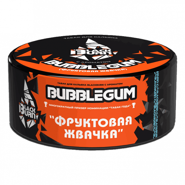 Табак BlackBurn - Bubble Gum (Фруктовая Жвачка, 100 грамм) купить в Краснодаре
