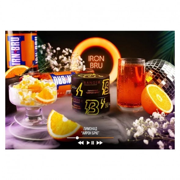 Табак Banger - Iron Bru (Лимонад Айрон Брю, 100 грамм) купить в Краснодаре