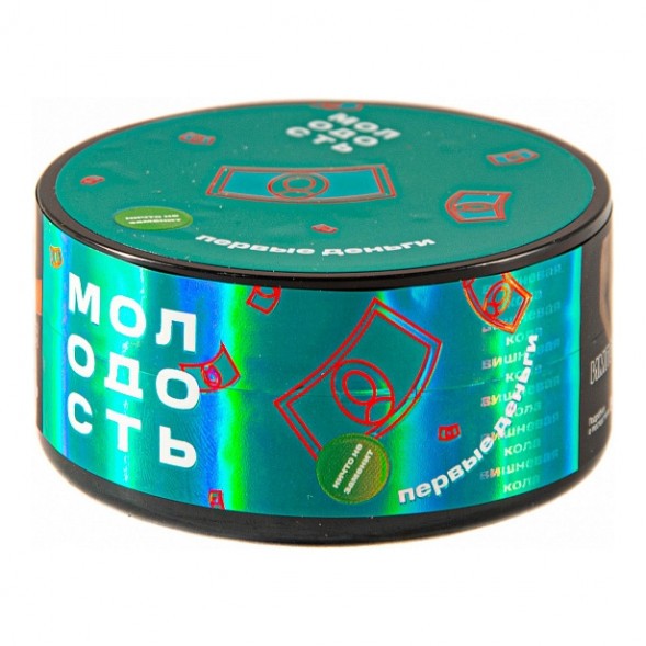 Табак Молодость - Первые Деньги (Вишнёвая Кола, 25 грамм) купить в Краснодаре