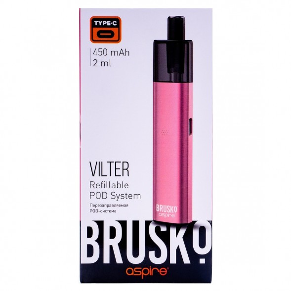 Электронная сигарета Brusko - Vilter (Розовый) купить в Краснодаре