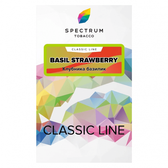 Табак Spectrum - Basil Strawberry (Клубника Базилик, 25 грамм) купить в Краснодаре