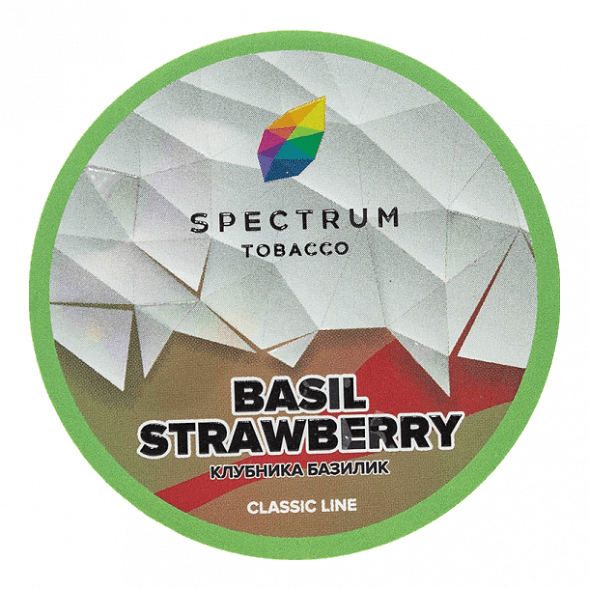 Табак Spectrum - Basil Strawberry (Клубника Базилик, 25 грамм) купить в Краснодаре
