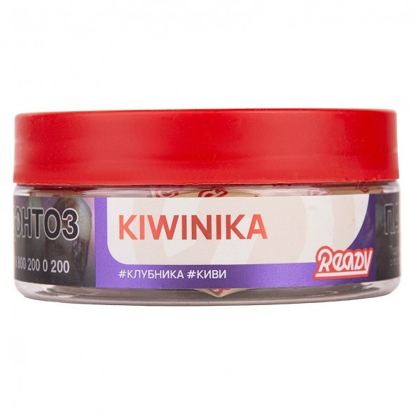 Табак Ready - №19 Kiwinika /Strawberry, Elderberry, Kiwi (Клубника, Киви, Бузина, 100 грамм) купить в Краснодаре