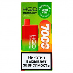 HQD Cuvie BAR - Клубника Киви (Kiwi Strawberry, 7000 затяжек)