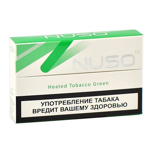 Стики NMATE NUSO - GREEN (Ментол, блок - 10 пачек) купить в Краснодаре
