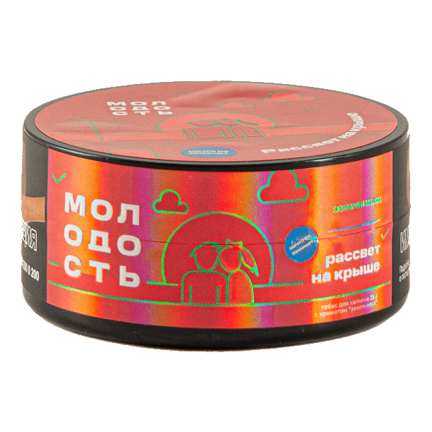 Табак Молодость - Рассвет на Крыше (Земляника, 25 грамм) купить в Краснодаре