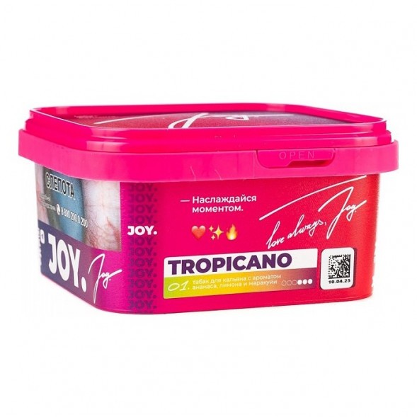 Табак Joy - Tropicano (Ананас, Лимон и Маракуйя, 200 грамм) купить в Краснодаре