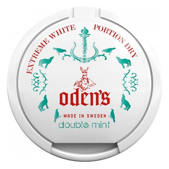 Табак жевательный ODENS - TAR Double Mint Extreme White Dry (16 грамм, Россия) купить в Краснодаре