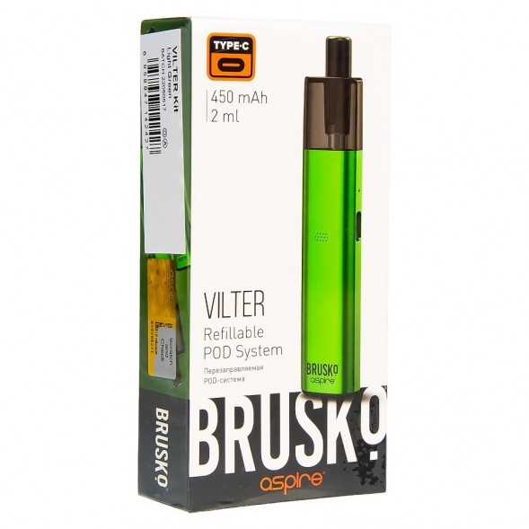 Электронная сигарета Brusko - Vilter (Светло-Зелёный) купить в Краснодаре
