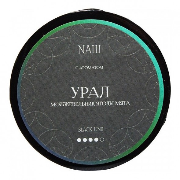 Табак NАШ BLACK - Урал (Можжевельник, Ягоды, Мята, 100 грамм) купить в Краснодаре