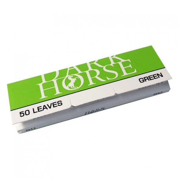 Бумага для самокруток DarkHorse - Regular Green (70х37 мм, 50 штук) купить в Краснодаре