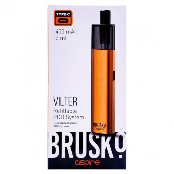 Электронная сигарета Brusko - Vilter (Оранжевый) купить в Краснодаре