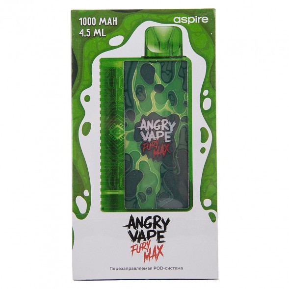 Электронная сигарета Brusko - Angry Vape Fury Max (Зелёный) купить в Краснодаре