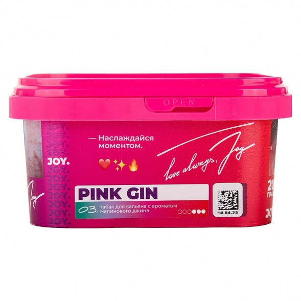 Табак Joy - Pink Gin (Малиновый Джин, 200 грамм) купить в Краснодаре
