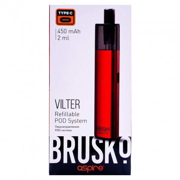 Электронная сигарета Brusko - Vilter (Красный) купить в Краснодаре