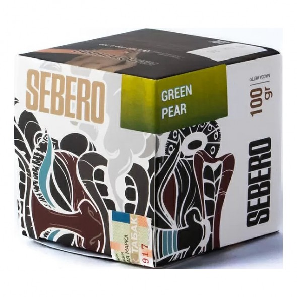 Табак Sebero - Green Pear (Зелёная Груша, 100 грамм) купить в Краснодаре