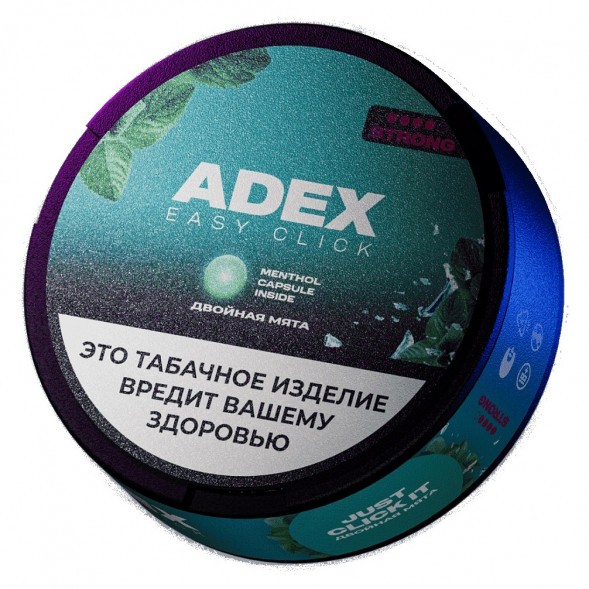 Табак жевательный ADEX ULTRA STRONG WIDE Click - Двойная Мята купить в Краснодаре