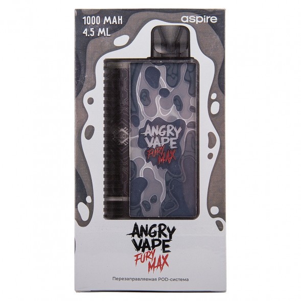 Электронная сигарета Brusko - Angry Vape Fury Max (Чёрный) купить в Краснодаре