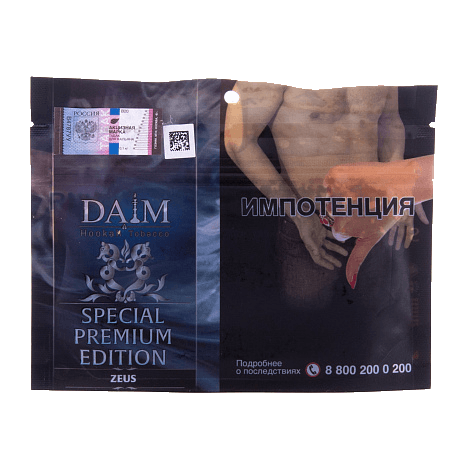 Табак Daim - SE Zeus (СЕ Зеус, 100 грамм) купить в Краснодаре