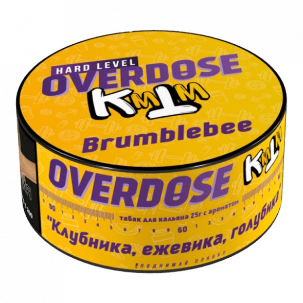 Табак Overdose - Brumblebee (Клубника, Ежевика, Голубика, 25 грамм) купить в Краснодаре