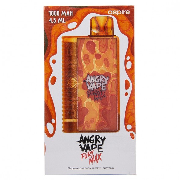 Электронная сигарета Brusko - Angry Vape Fury Max (Оранжевый) купить в Краснодаре