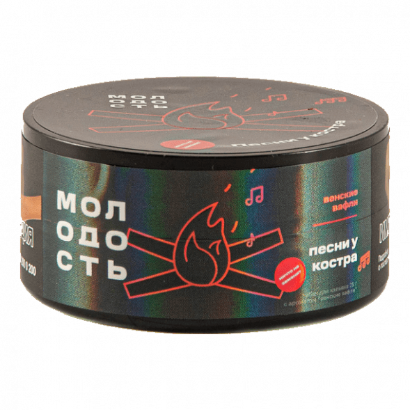 Табак Молодость - Песни у Костра (Венские Вафли, 25 грамм) купить в Краснодаре