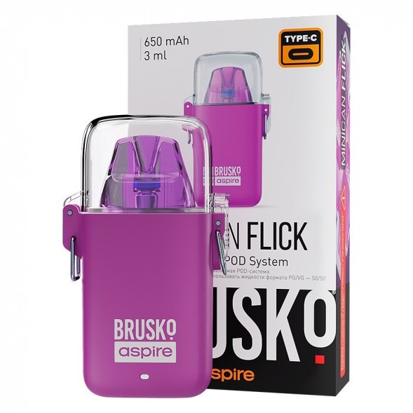 Электронная сигарета Brusko - Minican Flick (Фиолетовый) купить в Краснодаре