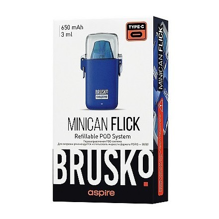 Электронная сигарета Brusko - Minican Flick (Синий) купить в Краснодаре