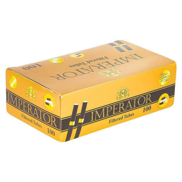 Гильзы сигаретные Imperator - Black Carbon Gold (84х20 мм, 100 шт.) купить в Краснодаре