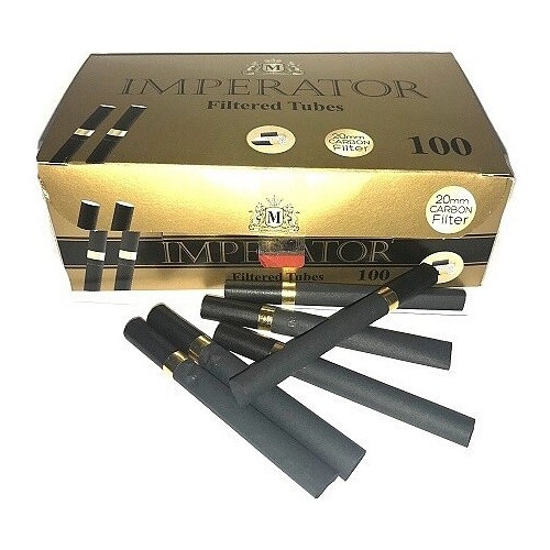 Гильзы сигаретные Imperator - Black Carbon Gold (84х20 мм, 100 шт.) купить в Краснодаре