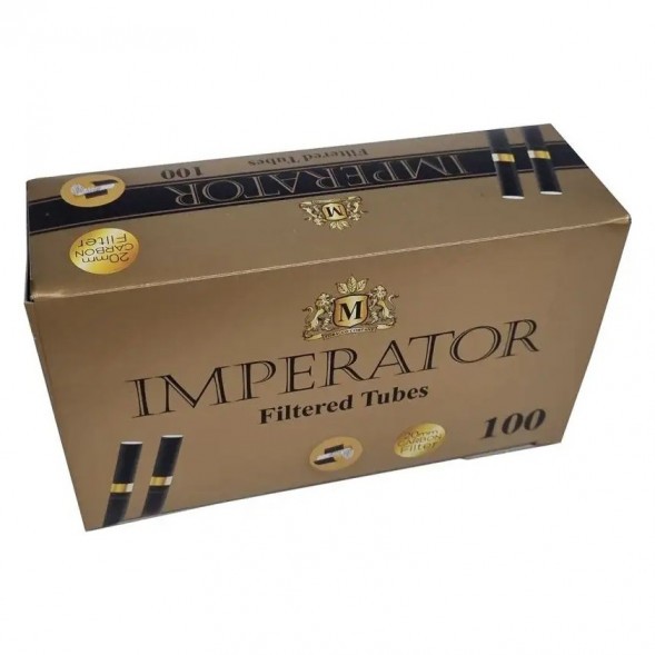 Гильзы сигаретные Imperator - Black Carbon Gold (84х20 мм, 100 шт.) купить в Краснодаре