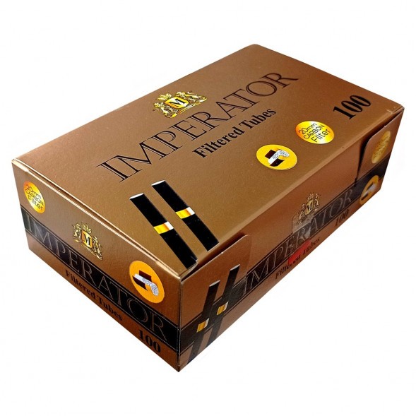 Гильзы сигаретные Imperator - Black Carbon Gold (84х20 мм, 100 шт.) купить в Краснодаре