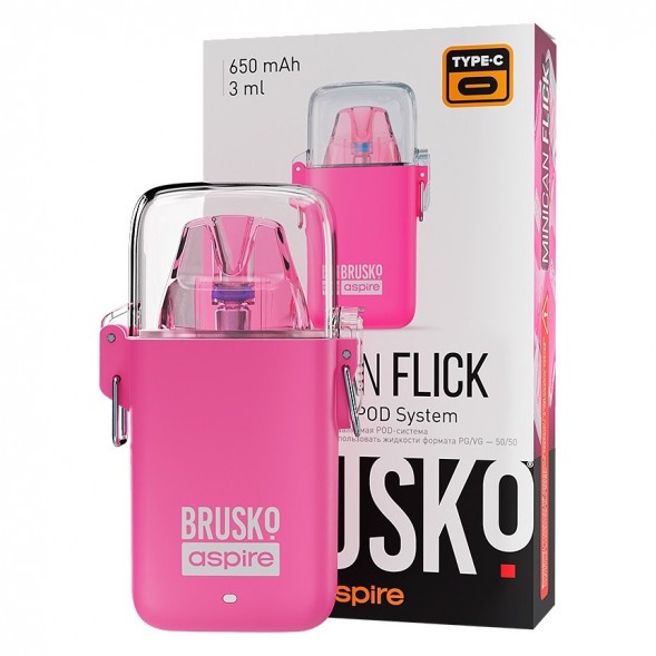 Электронная сигарета Brusko - Minican Flick (Розовый) купить в Краснодаре