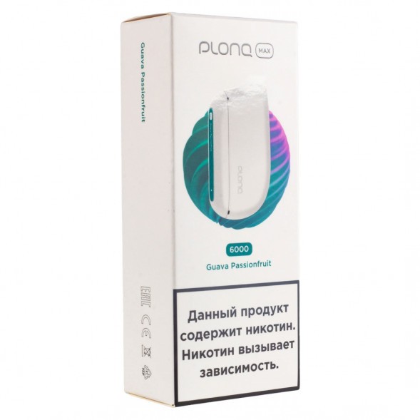 PLONQ MAX - Гуава Маракуйя (6000 затяжек) купить в Краснодаре