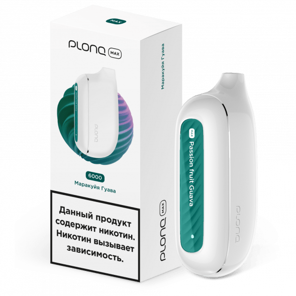 PLONQ MAX - Гуава Маракуйя (6000 затяжек) купить в Краснодаре