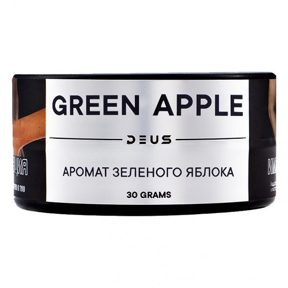 Табак Deus - Green Apple (Зелёное Яблоко, 30 грамм) купить в Краснодаре