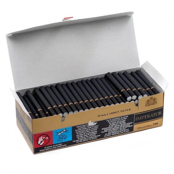 Гильзы сигаретные Imperator - Black Carbon (84х20 мм, 200 шт.) купить в Краснодаре