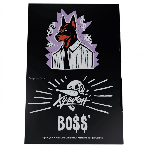 Табак Хулиган - BOSS (Цветочный Виски, 25 грамм) купить в Краснодаре